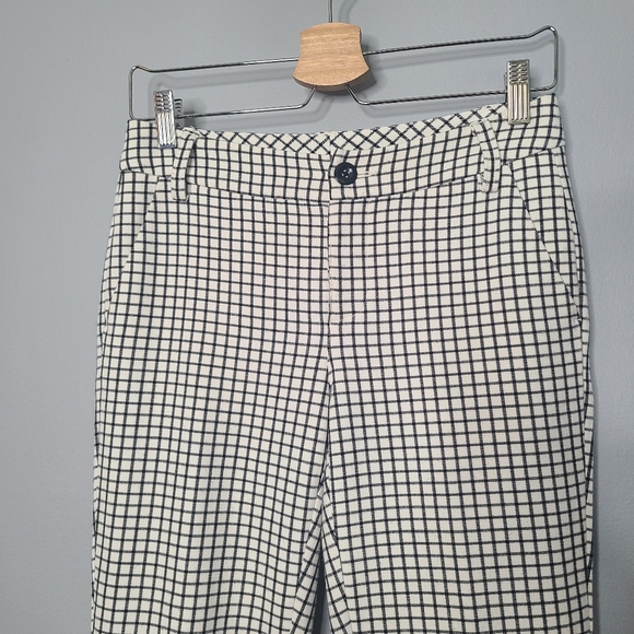 cAbi Windowpane Black and White Checkered Trousers #3203 Pants - Picture 4 of 7